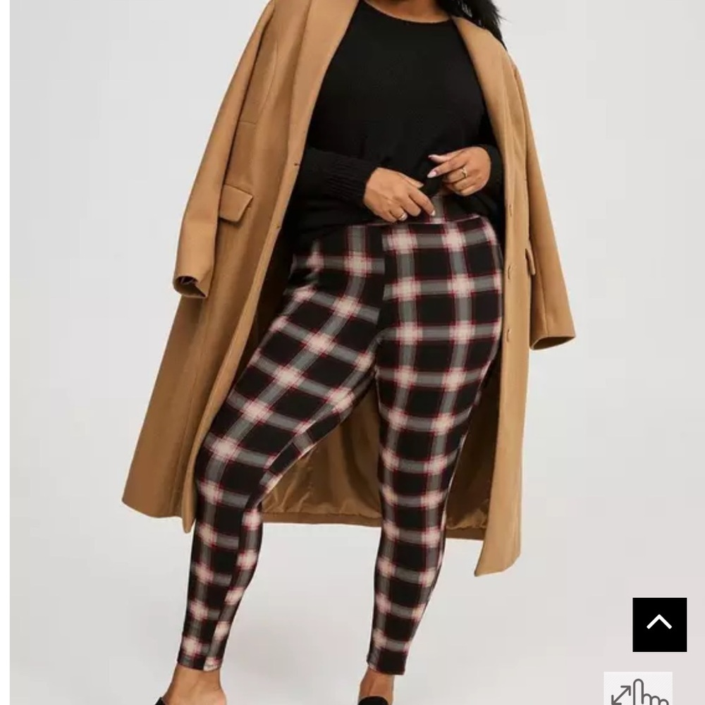Torrid Premium Full Length Lindsay Plaid Women's Plus Size Leggings Size 6x